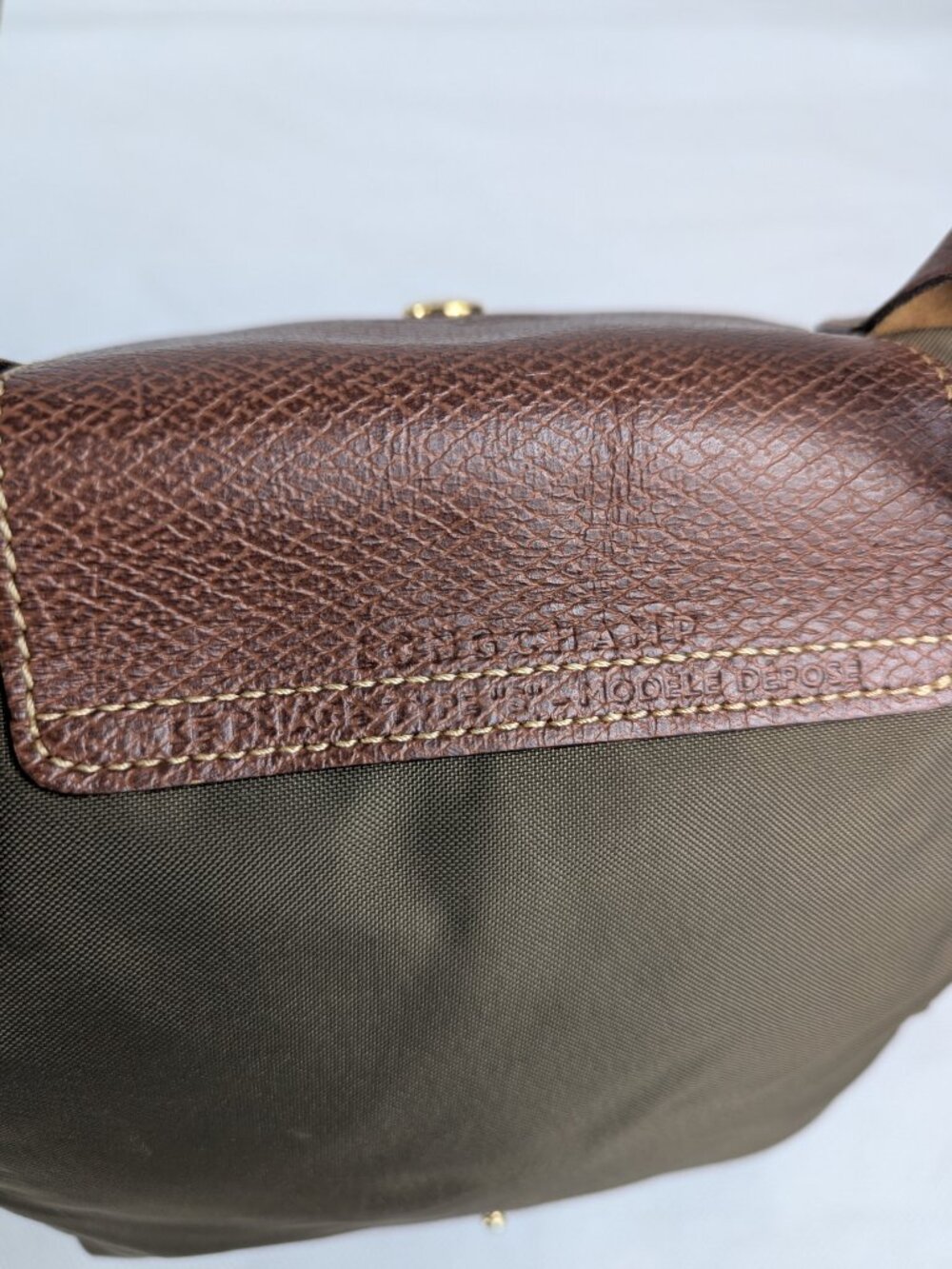 Authentic Longchamp Le Pliage Nylon Tote Bag Green | Used Nice | Fast Dispatch - Picture 6 of 15